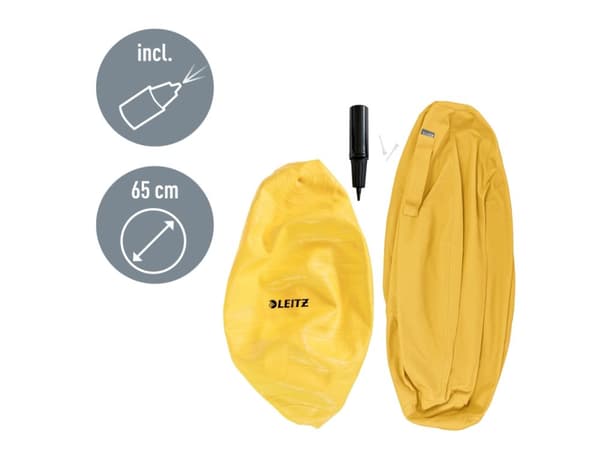 Ergonomisk balancebold Leitz Cosy gul