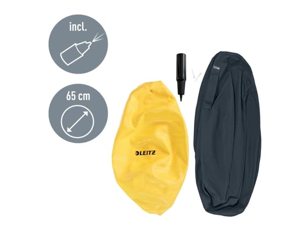 Ergonomisk balancebold Leitz Cosy grå
