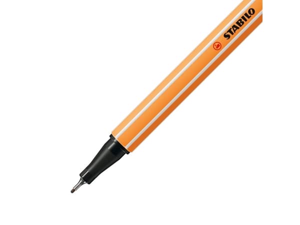 STABILO point 88, Brun, Brun, Orange, Hexagonal, Umber, Metall, 0,4 mm