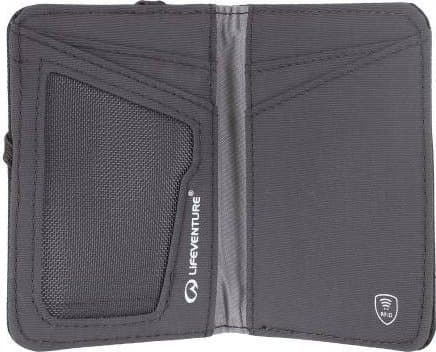 Lifeventure RFID Card Wallet, Recycled, Grey