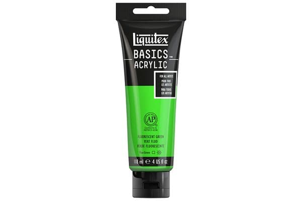 Basics 118ml Fluorecent Green 985