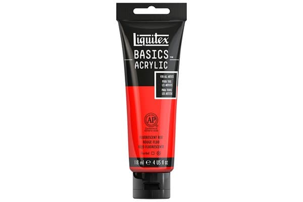 Basics 118ml Fluorecent Red 983