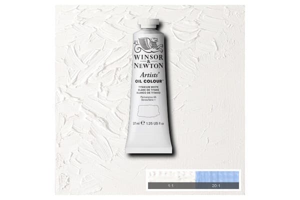 Artists oil colour 37ml titanium white 644
