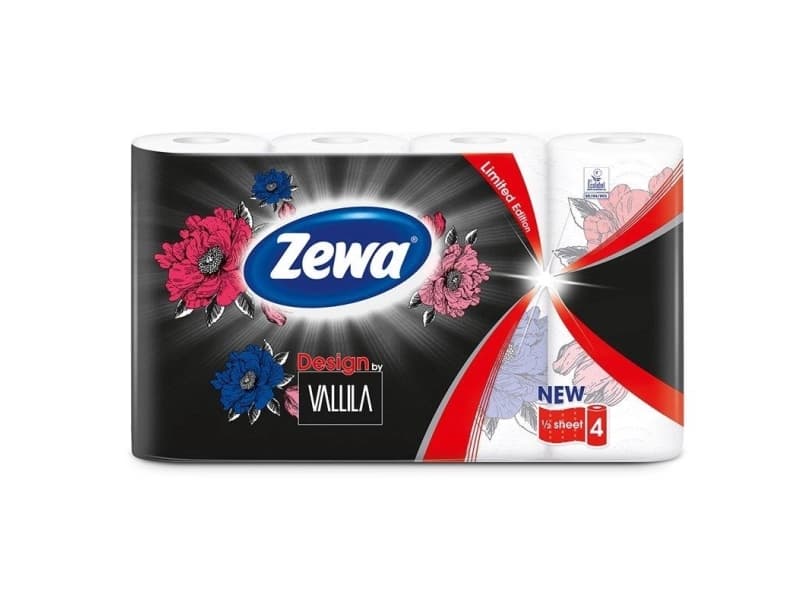 Kitchen Rolls Zewa Design 4 Rolls