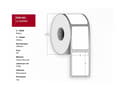 Miniatyrbild 3 av 4: Capture - Permanent häftning - vit - 50 x 30 mm 18000 etikett (er) (12 rulle/rullar x 1500) box - etiketter