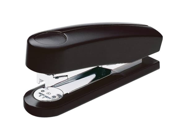 Novus B4, Svart, 24/6, Metall, Plastikk, 6,5 cm, Trykk på knappen, 150 stifter