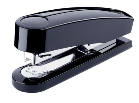 Novus B4, Svart, 24/6, Metall, Plastikk, 6,5 cm, Trykk på knappen, 150 stifter