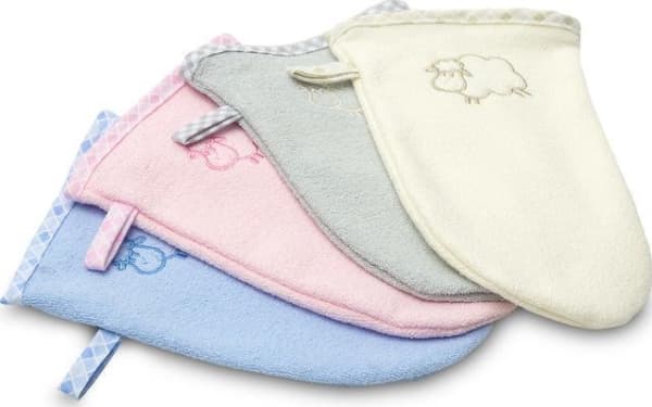 Sensillo Terry Bath Glove, 4 stk (SILLO-1020)