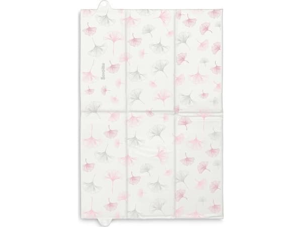Sensillo swaddling / matkamatto painettu kasvitieteellinen vaaleanpunainen