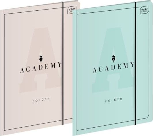 Interdruk Teczka z gumką A4+ INTERDRUK Academy pastel Interdruk
