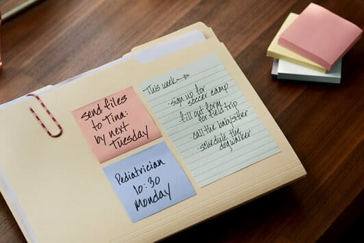 Post-it Sticky Notes Recycling, 76 x 127 mm, ass. farver, pakke a 16 stk