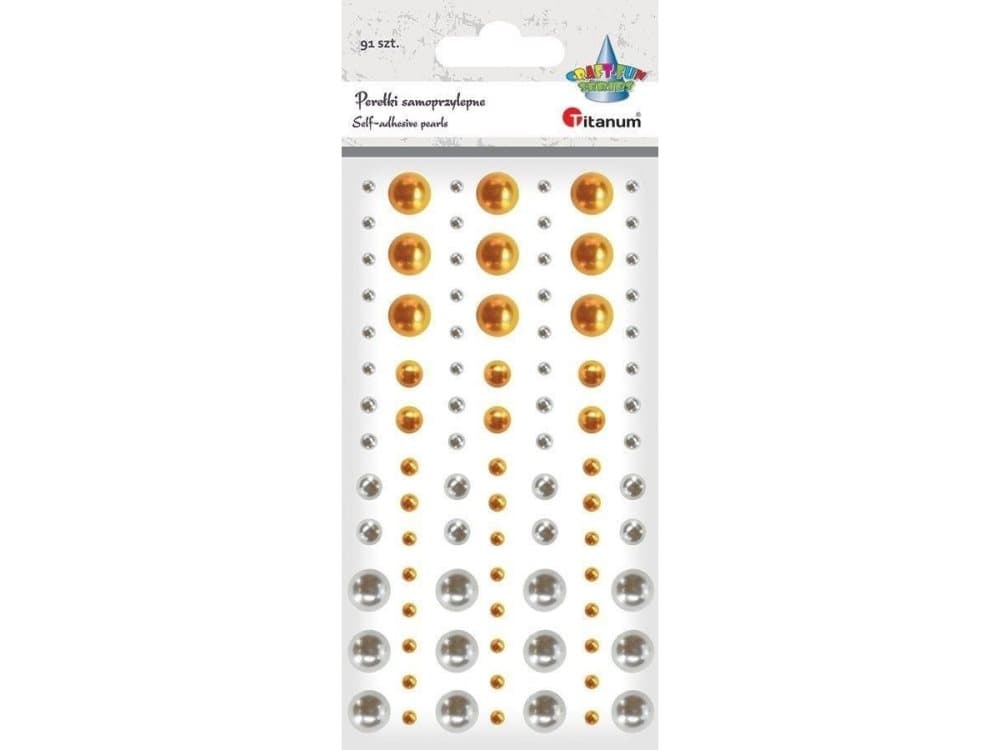 Titanum Crystals self-adhesive pearls mix 91 pcs