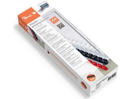 Peach Binderücken weiß 10mm 100er-Pack