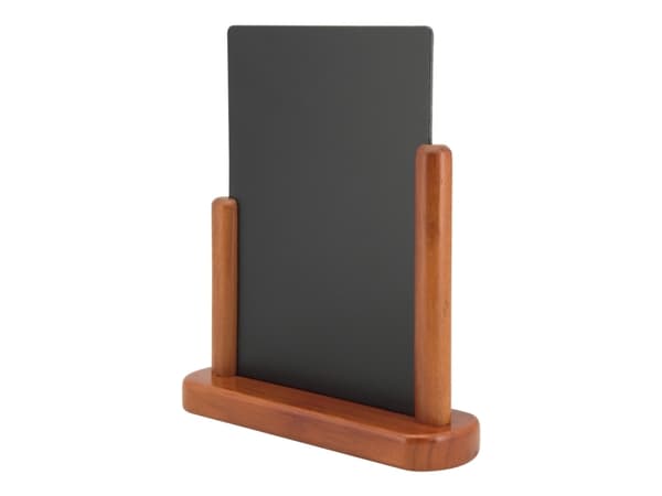 Securit® ELEGANT A5-pöytäkyltti mahonki pyökki puusta