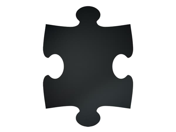 Puslespil-tavle Securit XXL sort 6stk/pak