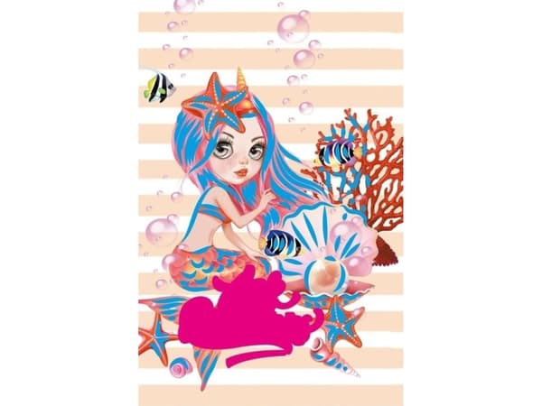 Fresh Friends -muistikirja 135x197/48K TW Mermaid (merenneito)