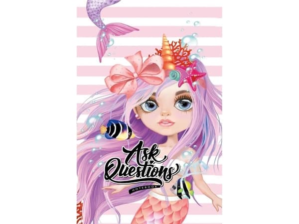 Fresh Friends -muistikirja 135x197/48K TW Mermaid (merenneito) |