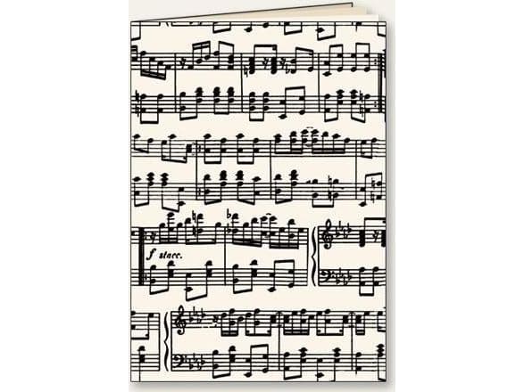 Tassotti Decorative notebook A5/48K line Music