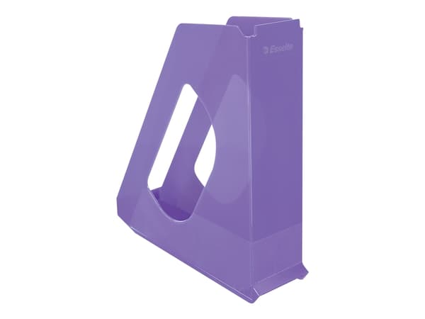 Esselte Colour'Breeze - Magasinfil - ryggbredd: 72 mm - för A4 (210 x 297 mm) - genomskinlig lavendel
