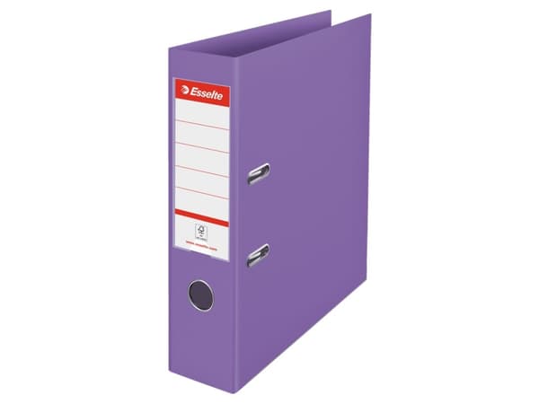 Esselte Colour'Breeze - Spakbågesfil - ryggbredd: 75 mm - för A4 (210 x 297 mm) - kapacitet: 500 ark - lavendel