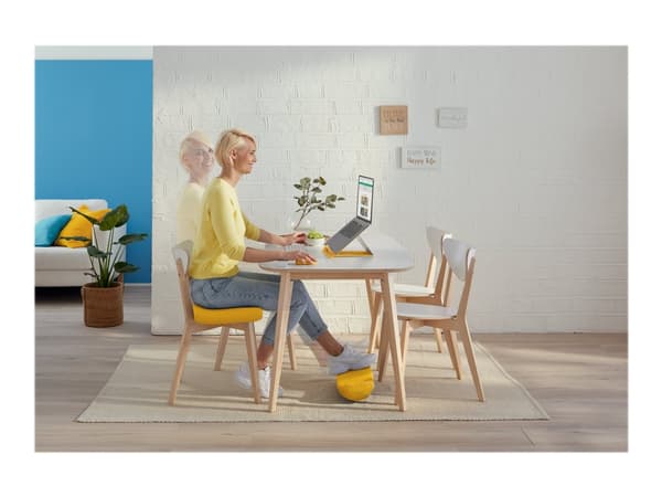 Leitz Ergo Cosy - Fotstøtte - varm gulfarge
