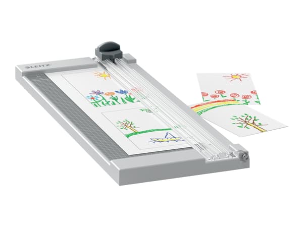 Leitz Rollenschneider Home A4, 8 arkkia, A4, 80 g/m², Harmaa, Kumi, 153 mm