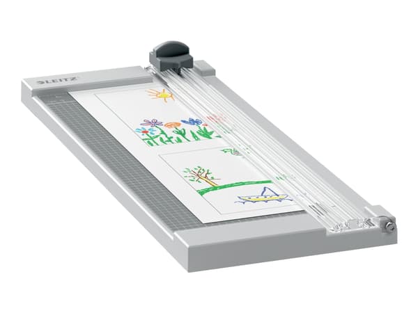 Leitz Rollenschneider Home A4, 8 arkkia, A4, 80 g/m², Harmaa, Kumi, 153 mm