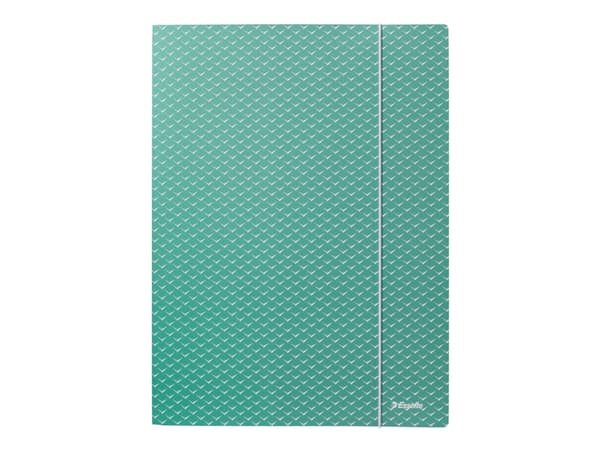 Esselte Colour'Breeze - 3-fliksmappe - for A4 (210 x 297 mm) - kapasitet: 150 ark - grønn