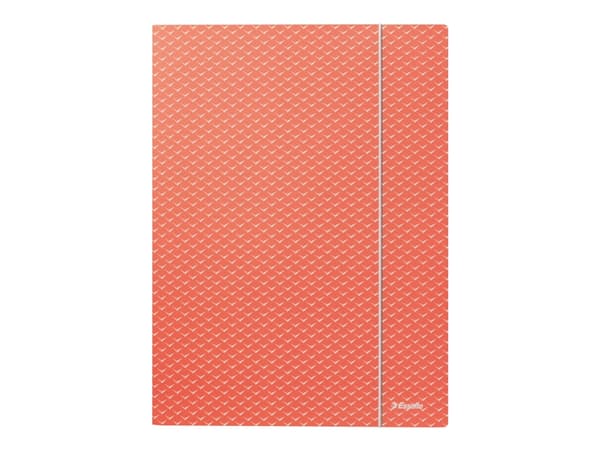 Esselte Colour'Breeze 3-klap mappe, karton Koral - (4 stk.)