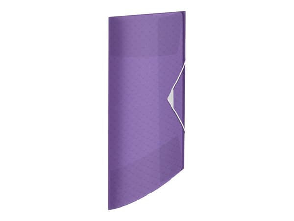 Esselte Colour'Breeze - 3-fliksmappe - for A4 (210 x 297 mm) - kapasitet: 150 ark - translucent lavendel