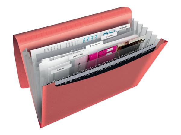 Esselte Colour'Breeze ekspanderende projektmappe Koral - (3 stk.)