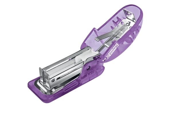 Rapid F4, 10 ark, lavendel, Standardnitar, 24/6, 26/6, ABS, Metall, 3 cm