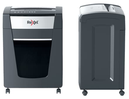 Rexel P515+, Mikrokutt-makulering, 2 x 15 mm, 30 l, 350 ark, 55 dB, Berøringskontroll