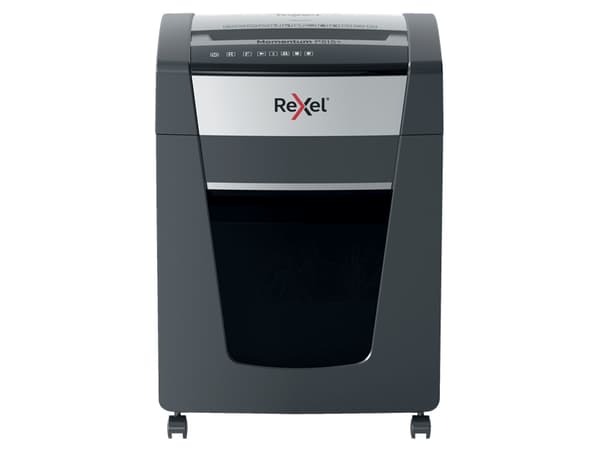 Rexel P515+, Mikrokutt-makulering, 2 x 15 mm, 30 l, 350 ark, 55 dB, Berøringskontroll