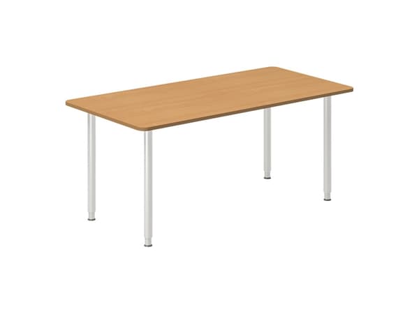 Skrivebord DNA, Bøg 1600x800 mm I-ben/Hvid