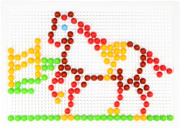Lena Mosaik SM35628, 3 År, Pojke/flicka, Förskola, Multifärg, 200 styck, Tjeckien