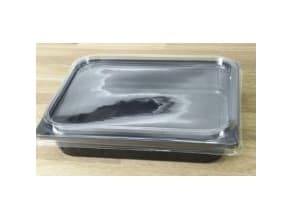 Låg 1/2 GN 325x265x30 mm APET Klar OMPAK 6 ps x 10 stk/krt,6 pk x 10 stk/krt