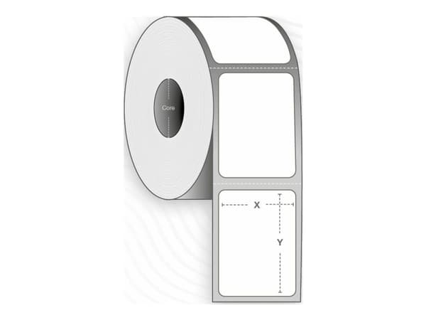 Capture - Øko-papir - permanent klæbemiddel - ubelagt - hvit - 40 x 15 mm 36000 etikett(r) (12 rulle(r) x 3000) boks - etiketter