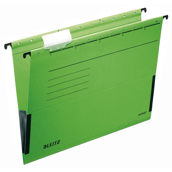 Leitz Hängväska Alpha DIN A4 Grön 5 st/paket 19863055 5 st