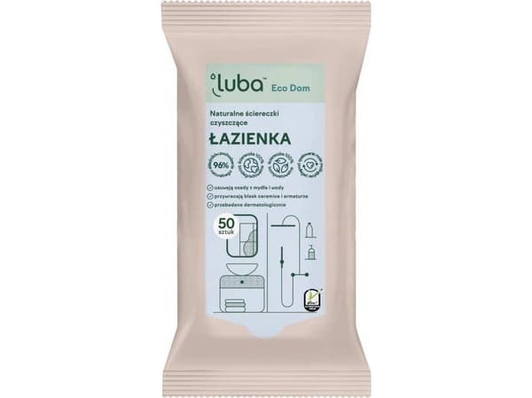 Luba LUBA_Eco Hjem naturlige rengjøringskluter Bad 50 stk