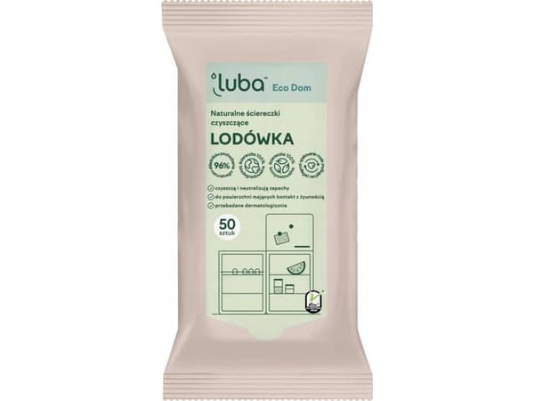 Luba LUBA_Eco Hjem naturlige rengjøringskluter Kjøleskap 50 stk