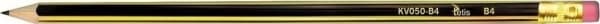 Pencil with an eraser, hard B4 KV050-B4 (12 pcs.)