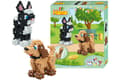 Miniatyrbild 1 av 2: Hama midi presentförpackning 3D hund och katt