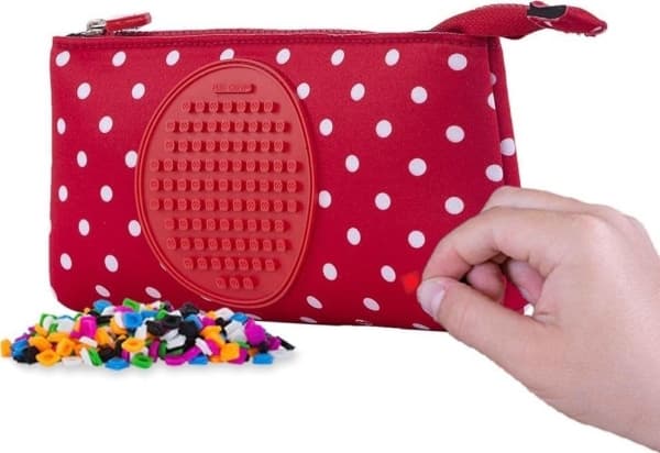 Cassette case film Neoprene pencil case for Suwa with a red panel