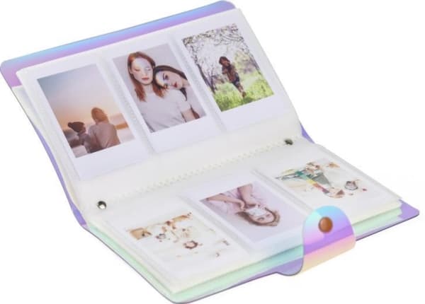LoveInstant Photo Album 96 Photos For Fuji Instax Mini 7 8 9 11 / Chamomiles Transparent