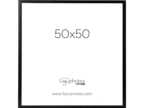 Focus frame Focus Soul Musta 50x50
