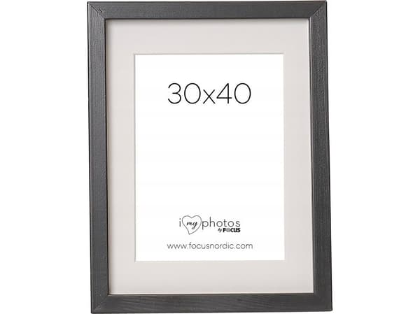 Fokusramme Focus Vivaldi Black 30x40