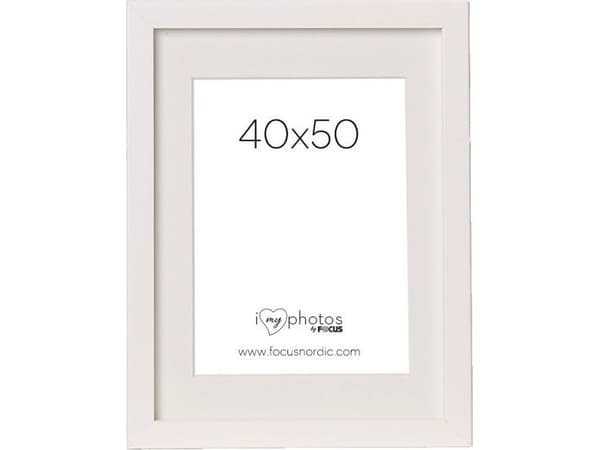 Vivaldi White 40x50 fokusramme