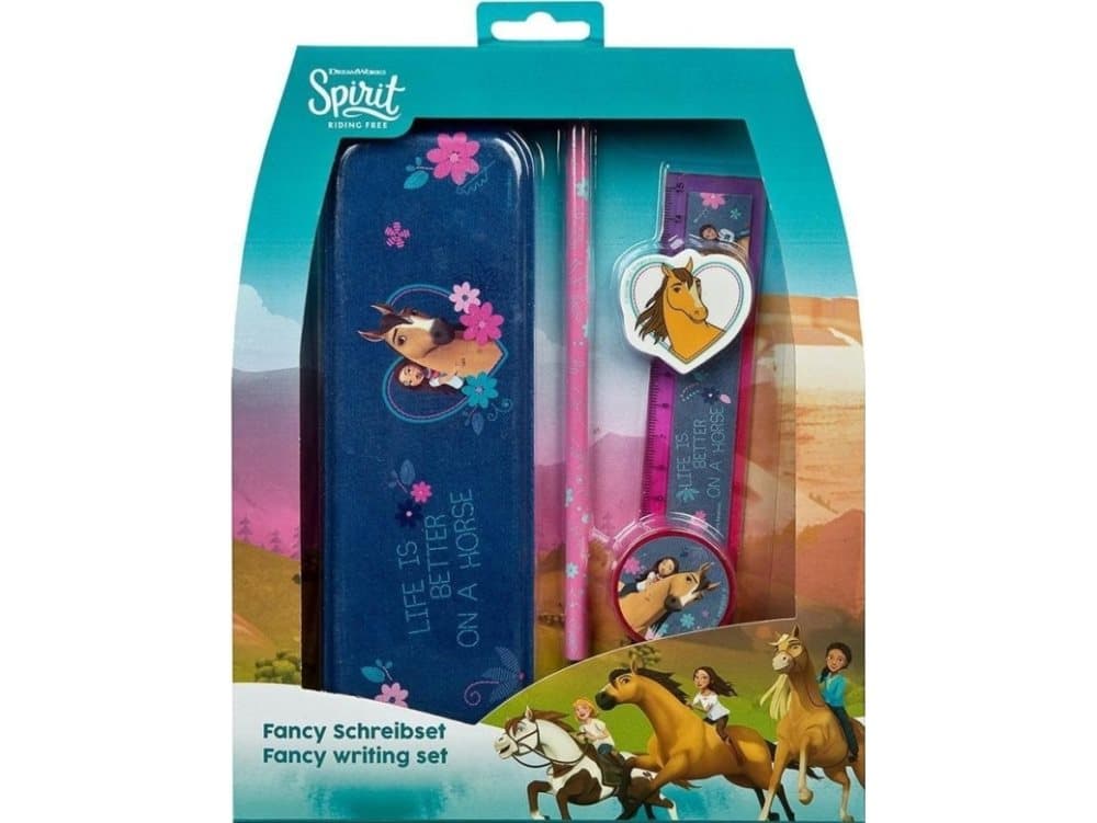 Pencil case Cass film Set of school supplies Spirit Mustang 5el