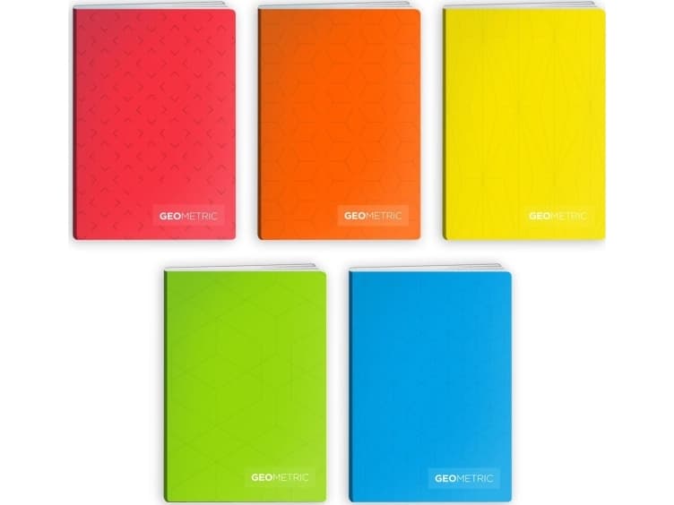 Elisa Notebook A4/80K GEOMETRIC MIX line (10 items)